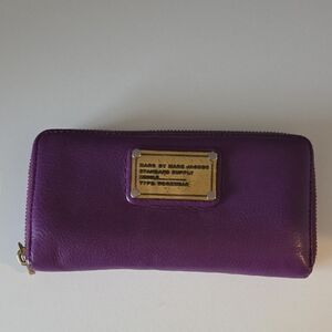 Marc by Marc Jacobs Violet Leather Wallet